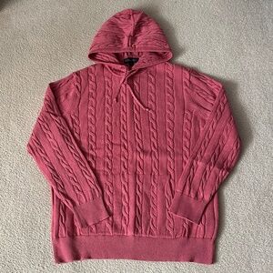 Brooks Brothers Cable Knit Hoodie